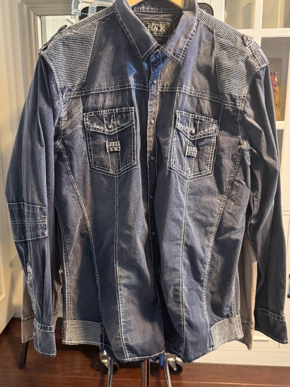 Buckle Black Mens XL Long Sleeve Shirt